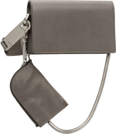 Чанта през рамо Rick Owens Rick Owens Concordians Mini Griffin Bag Сиво | RA02E0741 LCAWEH, 2