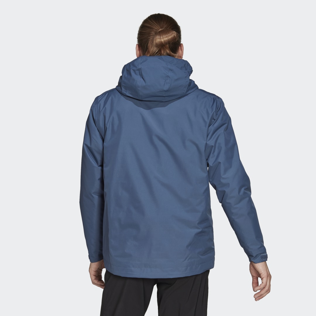 Яке adidas Originals Terrex Multi RAIN.RDY Primegreen Insulated 2L Rain Jacket Тъмно синьо | HI1599, 1