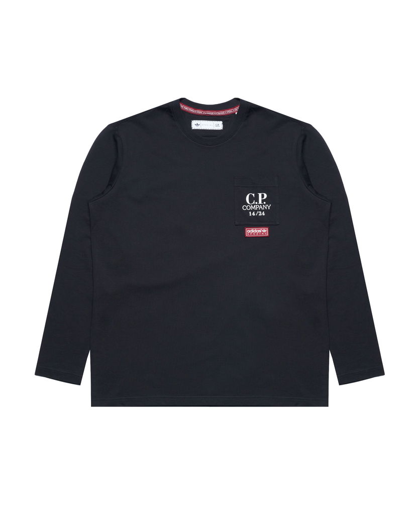 Тениска adidas Originals C.P. COMPANY x SPZL Longsleeve T-Shirt Черно | JN8656