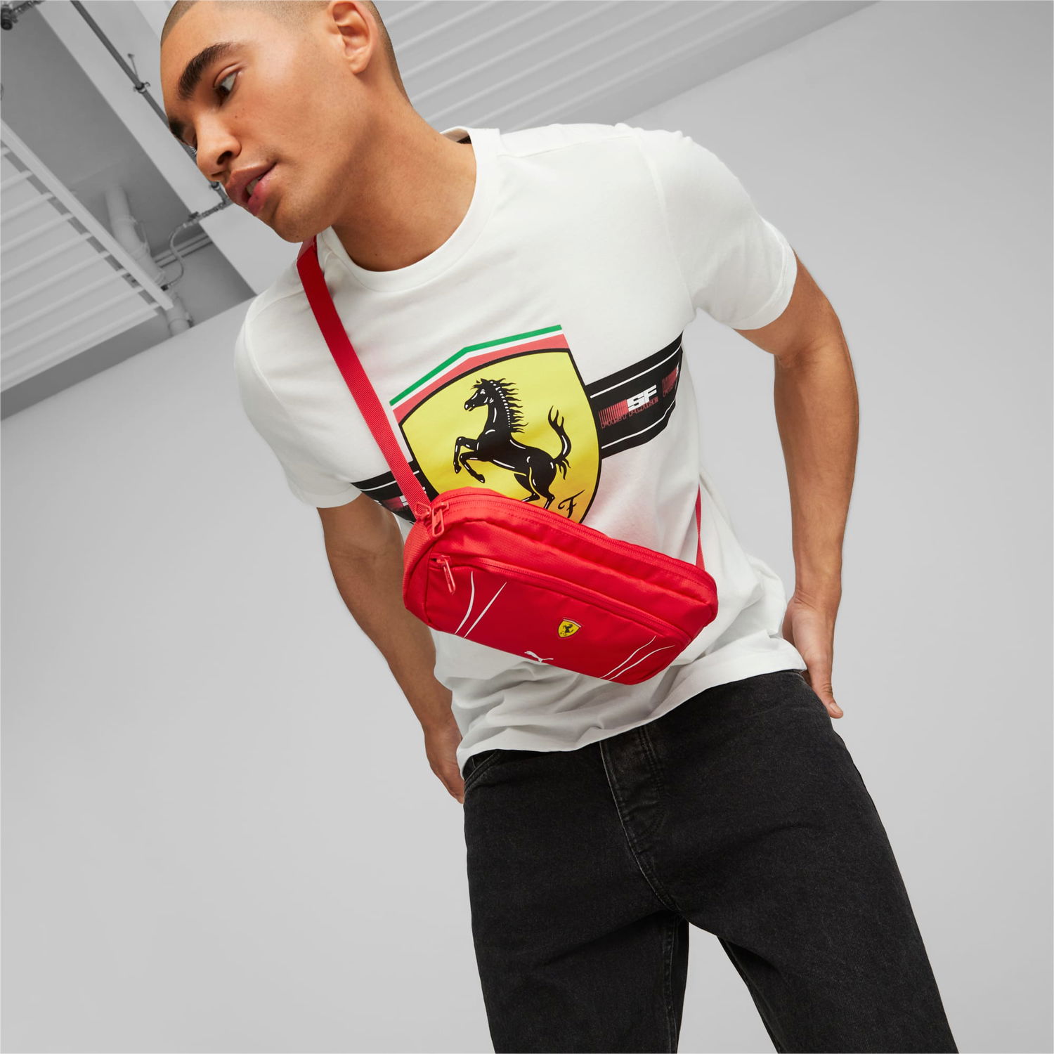 Аксесоари Puma Scuderia Ferrari SPTWR Race Gürteltasche, Mehrfarbig, Червено | 079825_01, 1
