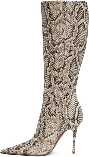 Палта Amina Muaddi Amina Muaddi Barbara 105 Tall Boots Бежово | BARBARA BOOT SNAKE, 2