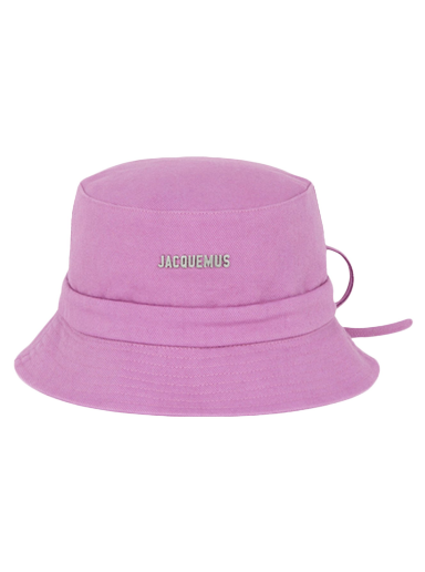Шапка Jacquemus Le Bob Gadjo Bow Knotted Лилаво | 223AC001-5012-640