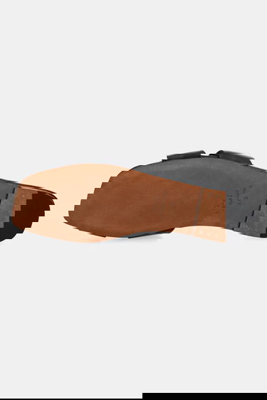 Кецове и обувки Polo by Ralph Lauren Polo Ralph Lauren Ring Leather Slides Черно | 818955857, 4