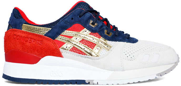 Кецове и обувки Asics Gel-Lyte III Concepts Boston Tea Party Бяло | H50TK-9394, 0