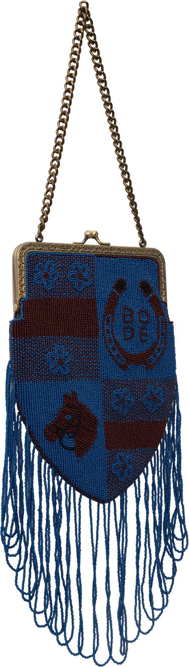 Дамска чанта Bode Bode Capri Beaded Fringe Bag Синьо | WRS25AC004, 1