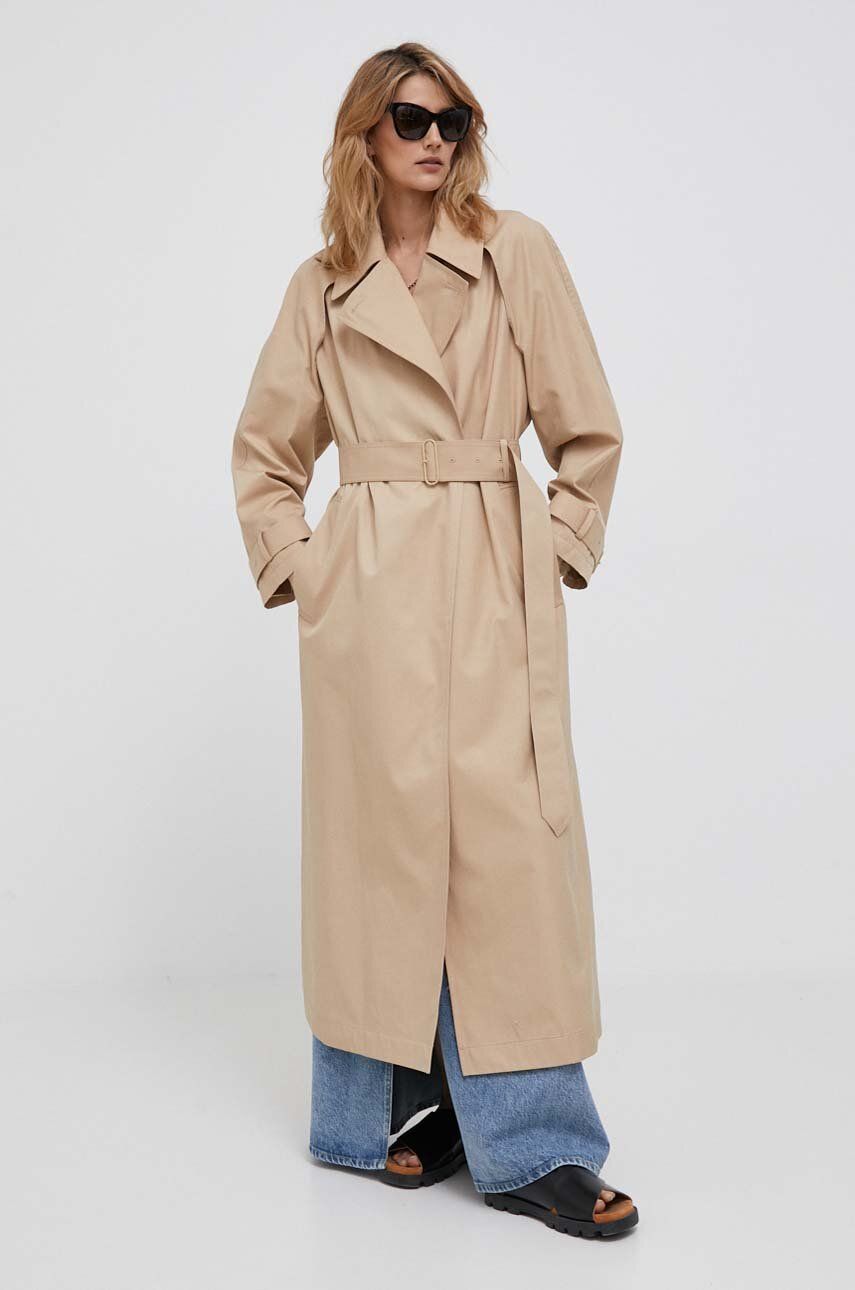 Тренчкот CALVIN KLEIN Oversized Trench Coat Бежово | K20K205498, 0