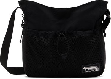 Чанта през рамо MAISON KITSUNÉ Maison Kitsuné Flash Fox Messenger Bag Черно | NM05172WQ4034, 0