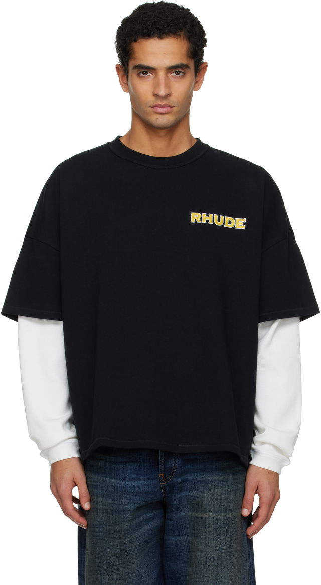 'Rhude' Steel Double-Layered T-shirt