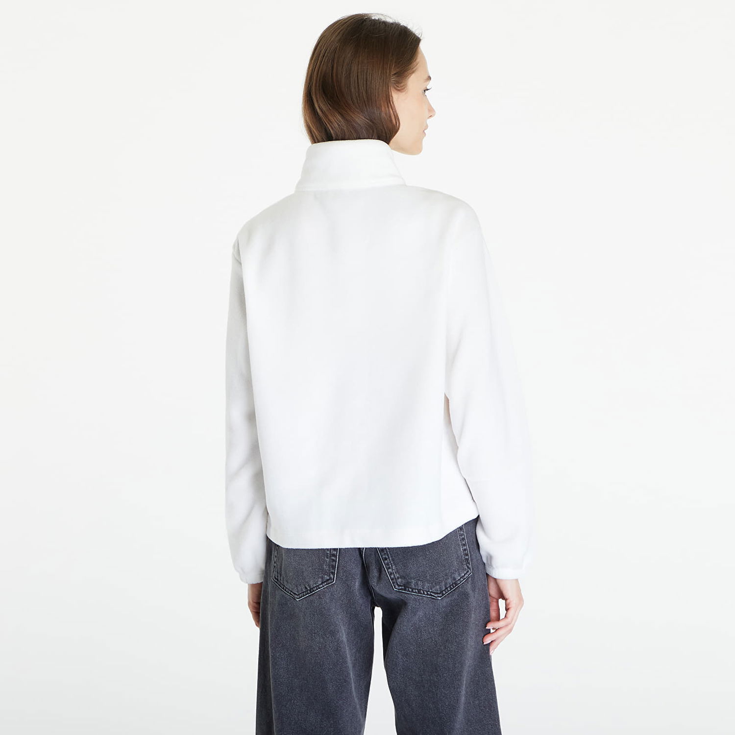 Суитчър Patagonia Microdini 1/2 Zip Pullover Hoody Birch White Бяло | 26260 BCW, 1