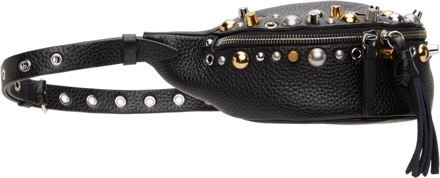 Чанта за кръста Valentino Valentino Garavani Nellcôte Studded Leather Belt Bag Черно | 6W2B0R39MJL, 1