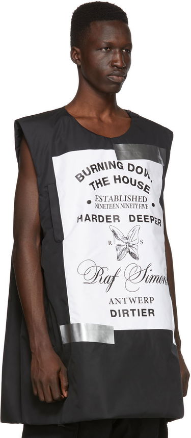 Жилетка RAF SIMONS Raf Simons Templa Edition Oversized Wadded Vest Черно | 192-201T, 1