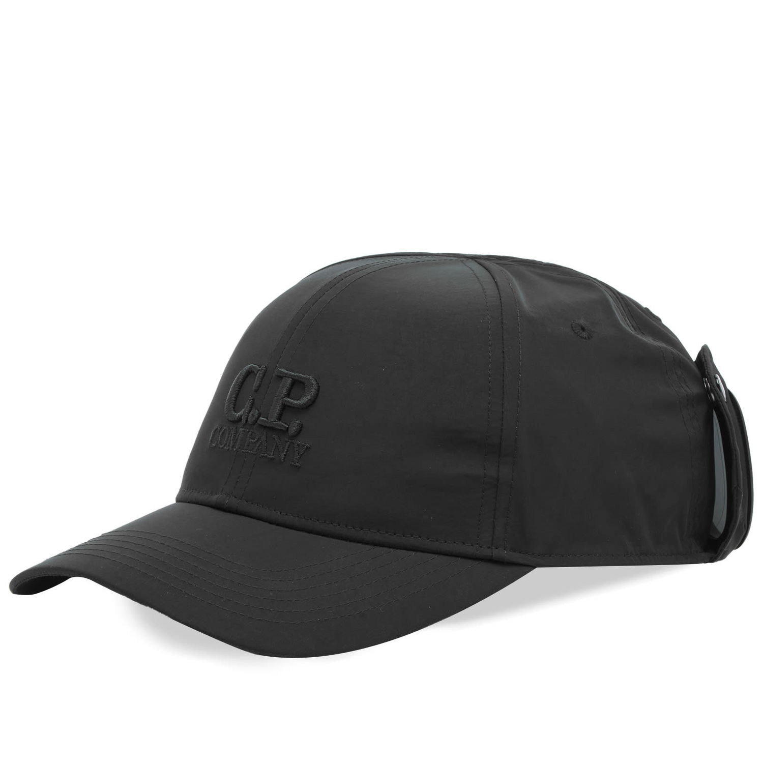 Шапка с козирка C.P. Company Chrome-R Goggle Cap Черно | CMAC146A-005904A-999, 0