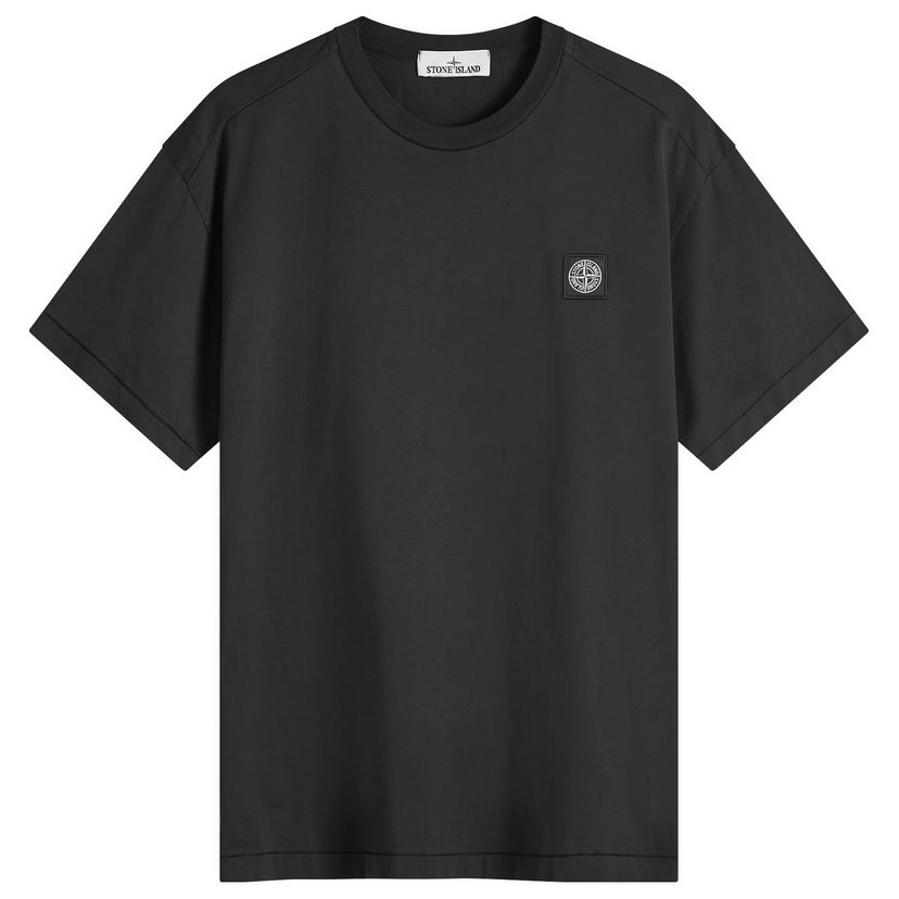 Тениска Stone Island Patch T-Shirt Черно | 811524113-A0029