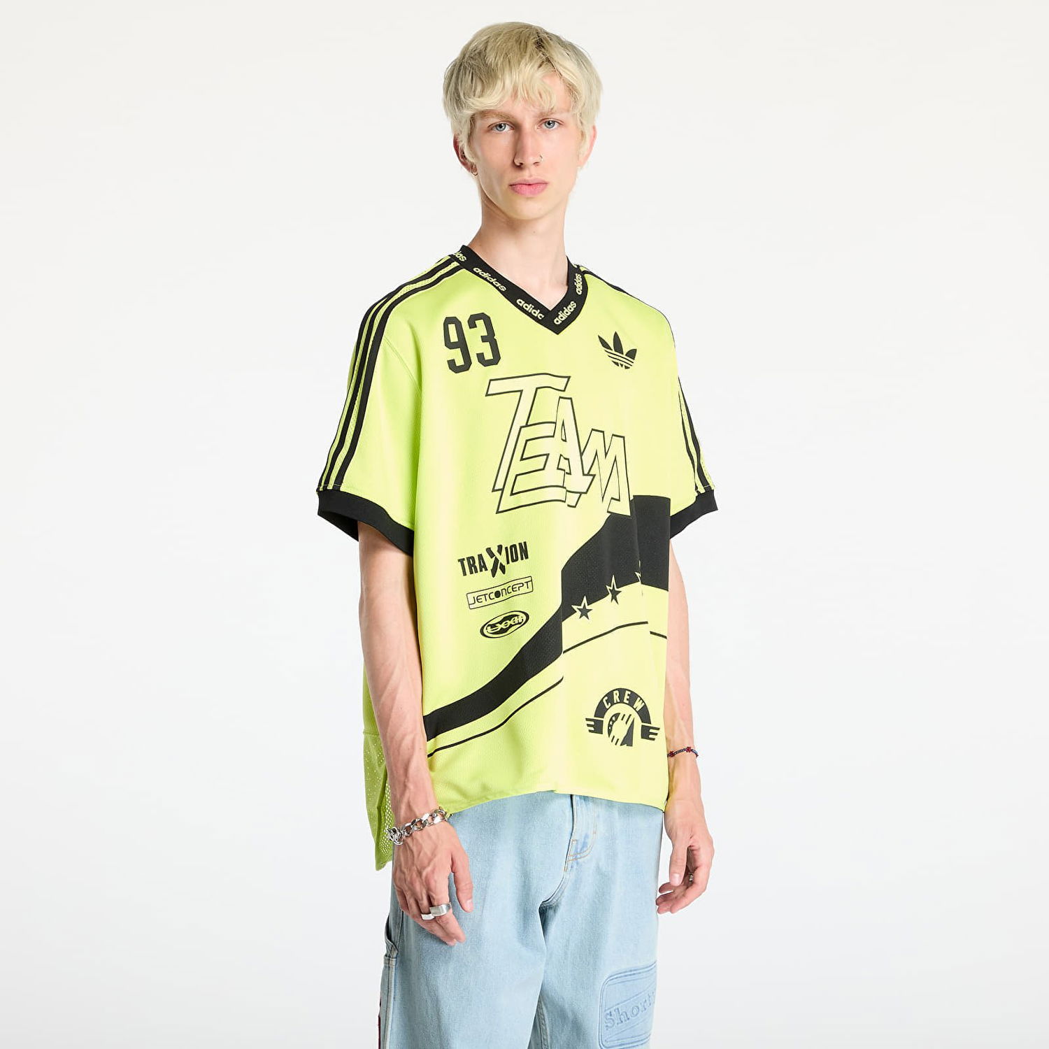 Фланелка adidas Originals Adilenium Season 2 Team '93 Jersey Bahia Glow Жълто | JN0809, 0
