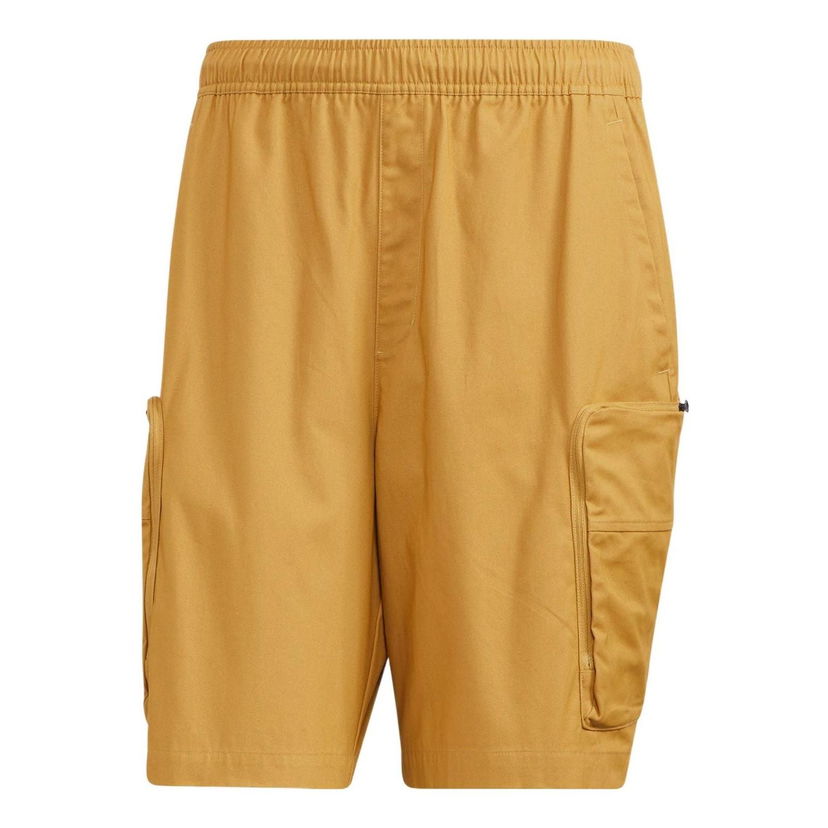 Къси панталони adidas Originals Straight Logo Shorts Жълто | HM2987