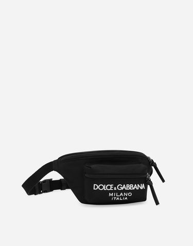 Чанта за кръста Dolce & Gabbana Dolce & Gabbana Nylon Logo Belt Bag Черно | EM0103AB12480999, 1