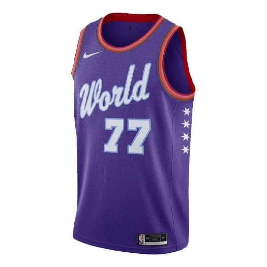 Фланелка Nike NBA Rookies SW Fan Edition Doncic Jersey Лилаво | CU8615-509, 0