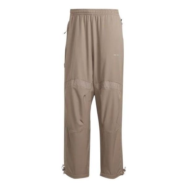 Панталони adidas Originals Originals Straight Zipper Pocket Logo Pants Бежово | HK2735