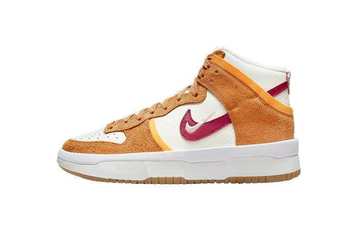 Кецове и обувки Nike Dunk High Rebel "Rush Maroon" Бяло | DO6722-100, 0