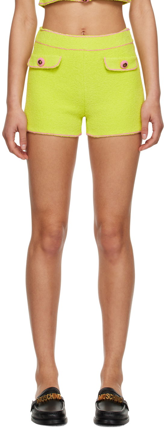 Къси панталони Moschino Flap Pocket Terry Shorts Зелено | 0380 0402, 0