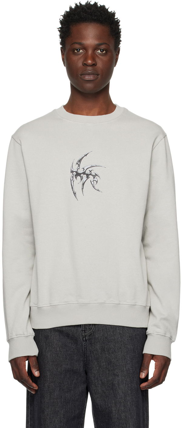 Пуловер Han Kjøbenhavn Han Kjobenhavn Artwork Sweatshirt Сиво | M-132433, 0