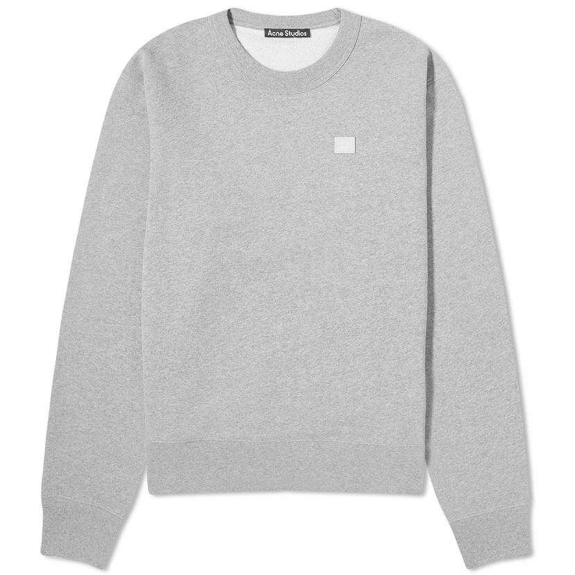 Пуловер Acne Studios Fairah Face Crewneck Сиво | CI0140-X92