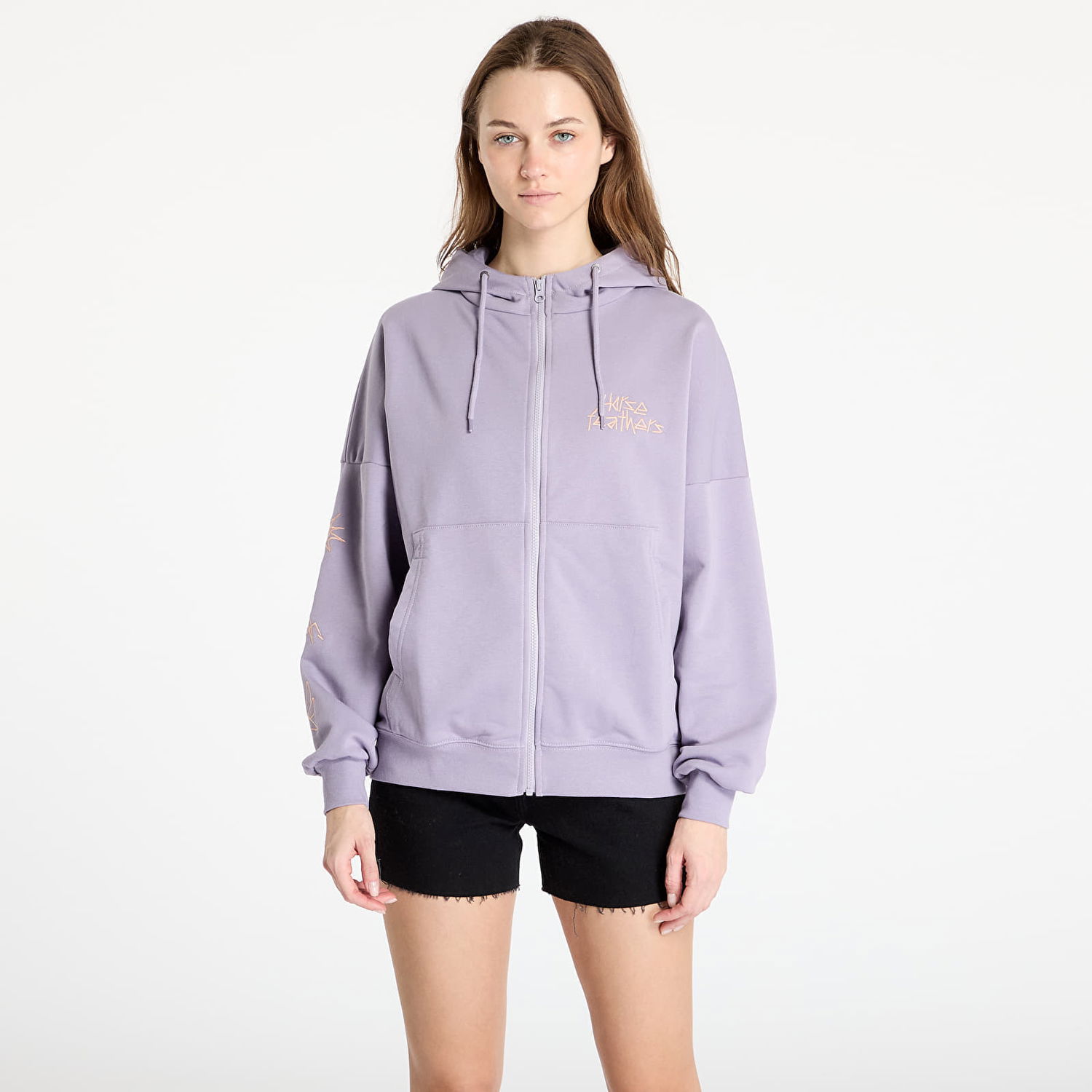 Суитчър Horsefeathers Horsefeathers Sima Full-Zip Hoodie Лилаво | SW930B, 0
