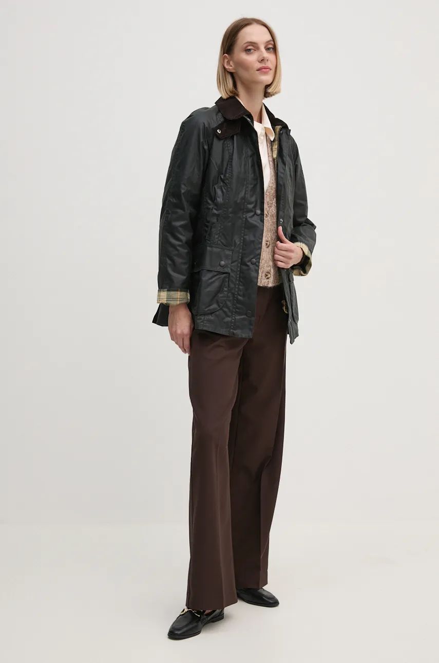 Яке Barbour Waxed Jacket Зелено | LWX0667, 1