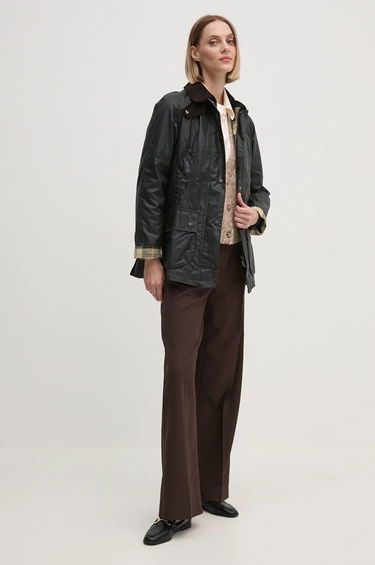 Яке Barbour Waxed Jacket Зелено | LWX0667, 1