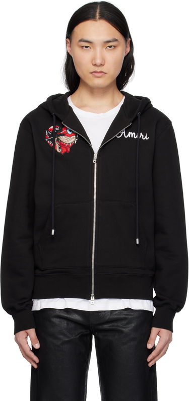 Суитчър AMIRI Amiri Jazz Wolf Zip Hoodie Черно | AMJYHD1101, 0