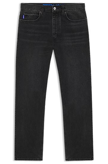 Regular Fit Washed Denim Jeans