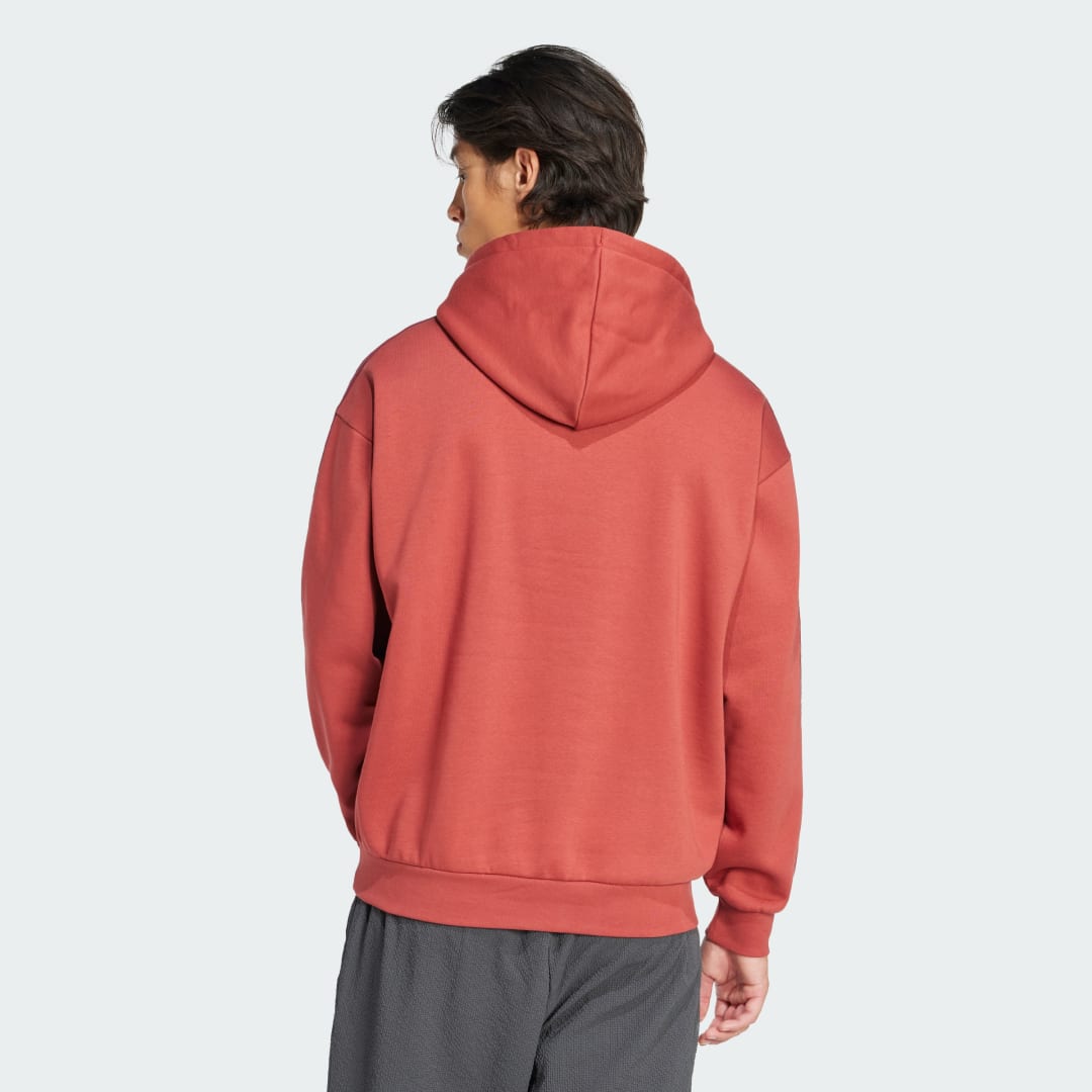 Суитчър adidas Performance Baggy Fit Hoodie Червено | JP1072, 1