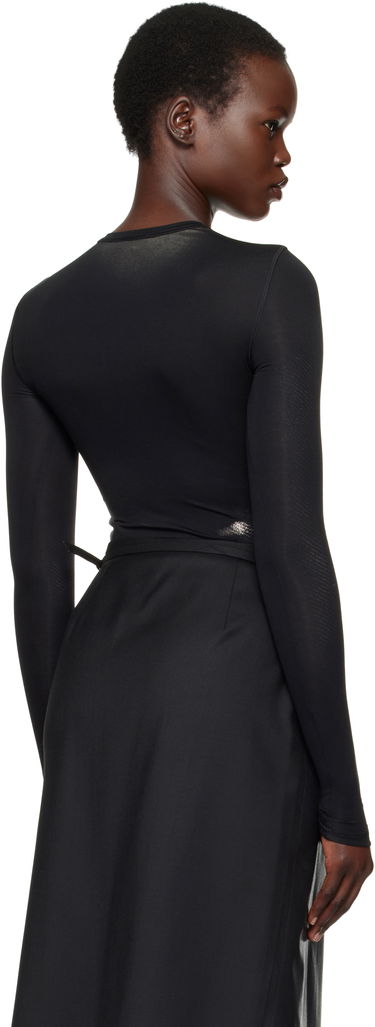 боди Diesel Long Sleeve Metallic T-Shirt Черно | A15251 0WFBW, 2