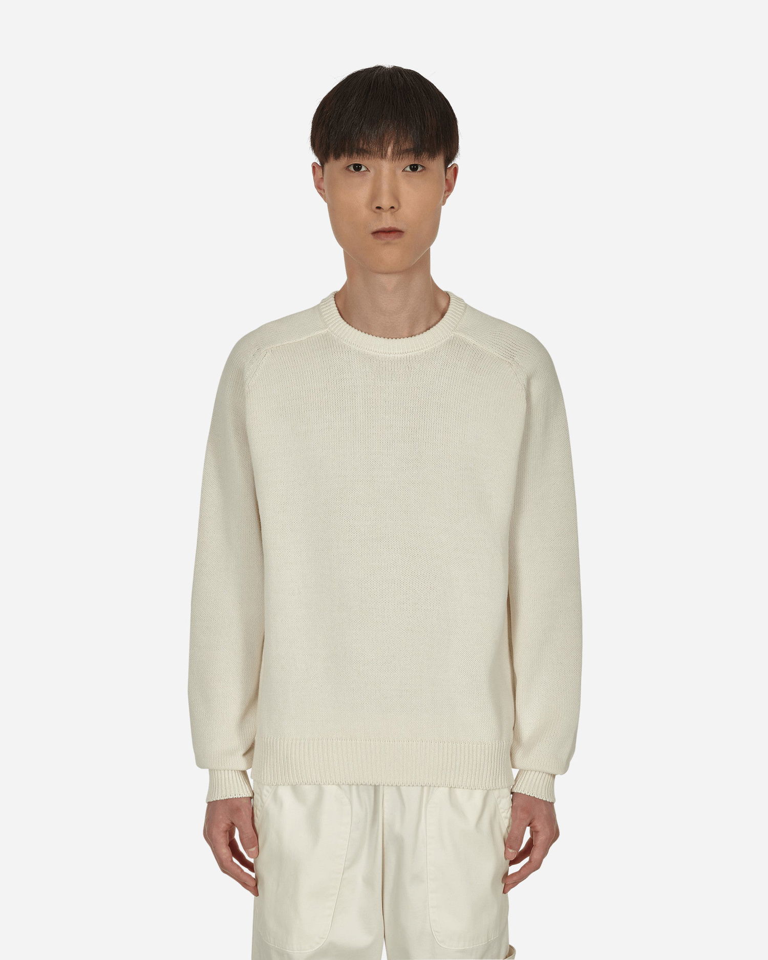 Тениска Noah Cotton Rib Knit Sweater Beige Бежово | SW013SS22 NAT, 1