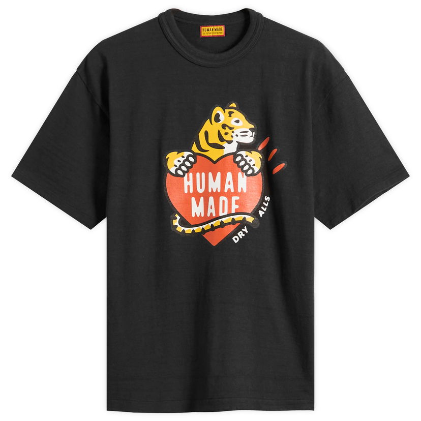 Тениска Human Made Tiger Heart Graphic T-Shirt, Size Large Черно | HM30TE007-BLK