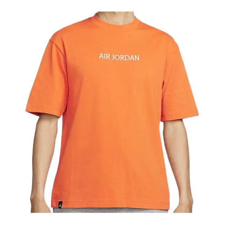 Тениска Jordan Air Jordan Logo Solid Color T-Shirt Оранжево
 | DO6100-847