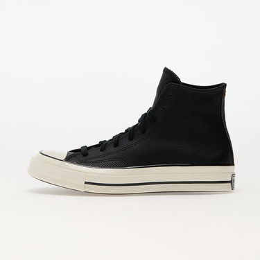 Кецове и обувки Converse Chuck 70 Leather Black/ Gingersnap/ Egret Черно | A08637C, 0