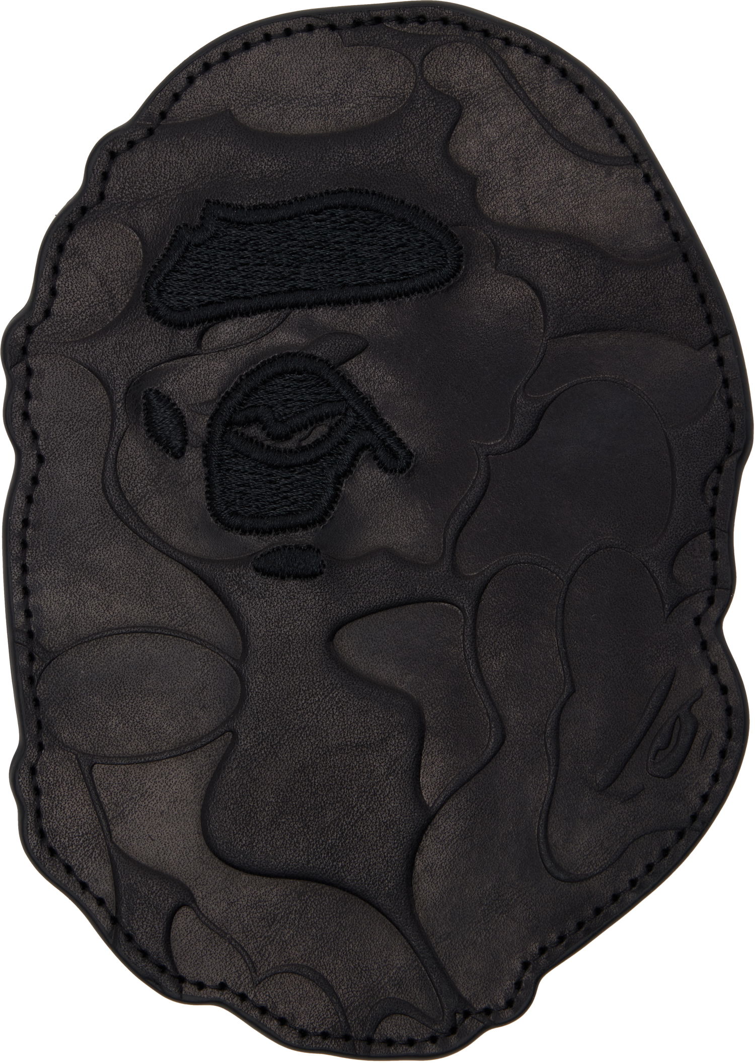Ключодържатели BAPE A Bathing Ape Embossed Leather Card Holder Черно | 001SGL301012M, 0