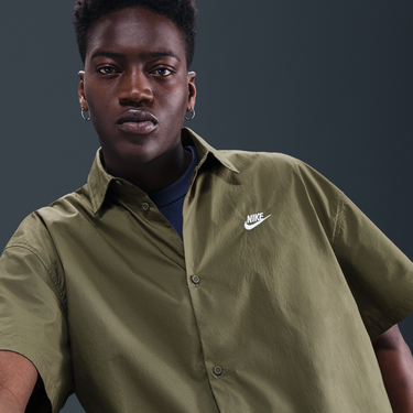 Риза Nike Nike Club Short Sleeve Button-Up Shirt Зелено | HJ2026-222, 2