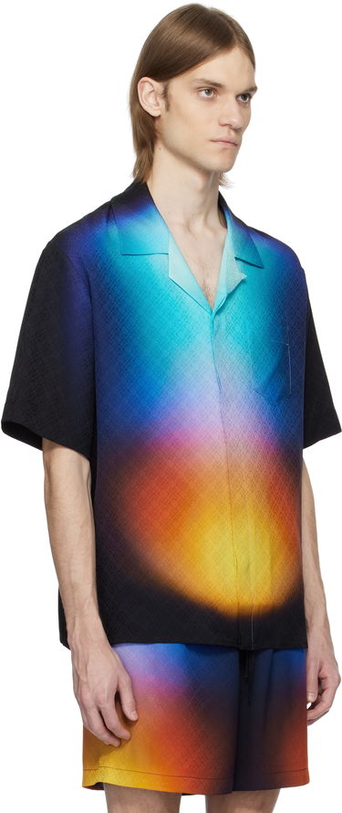 Риза Casablanca Casablanca Gradient Silk Resort Shirt Многоцветен | U-MS25-SH-003-02, 1