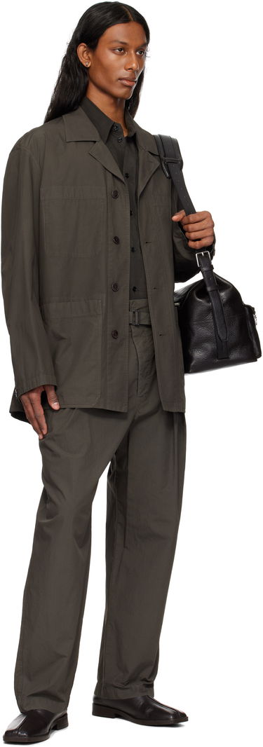 Дамска чанта LEMAIRE Lemaire Workwear Shirt Jacket Зелено | OV1013 LF1356, 4