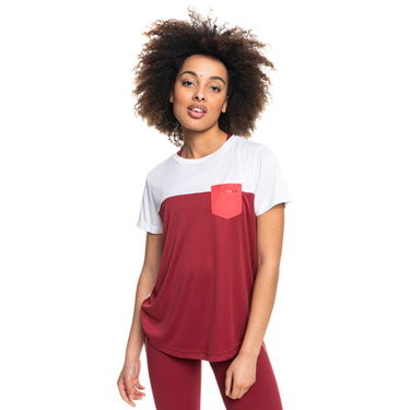 Тениска Roxy Pocket Workout T-Shirt Червено | ERJZT05245-RRR0, 0