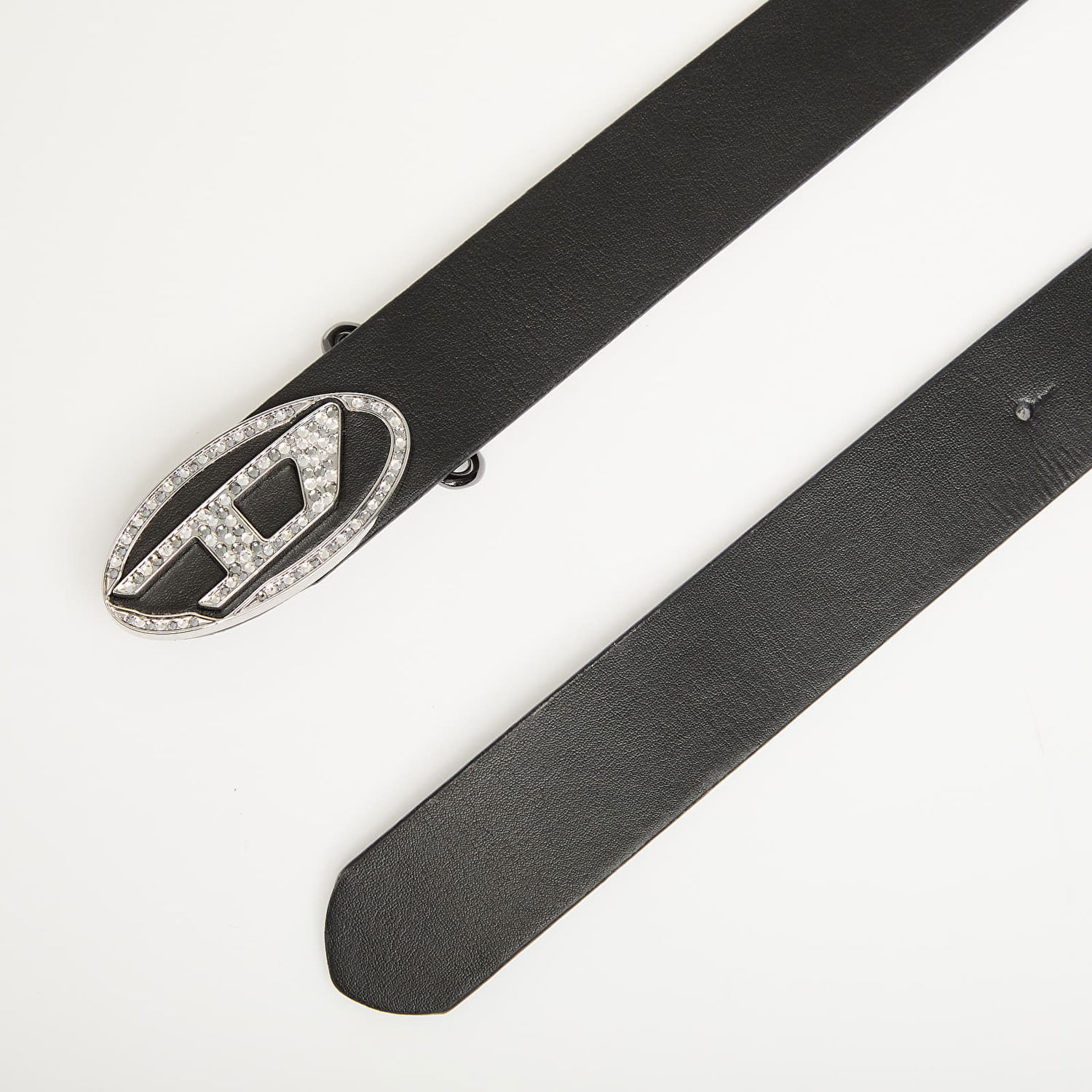 Колани Diesel Diesel Oval D Logo B-1Dr-Layer Strass Belt Черно | X10305_PR271 Black, 1