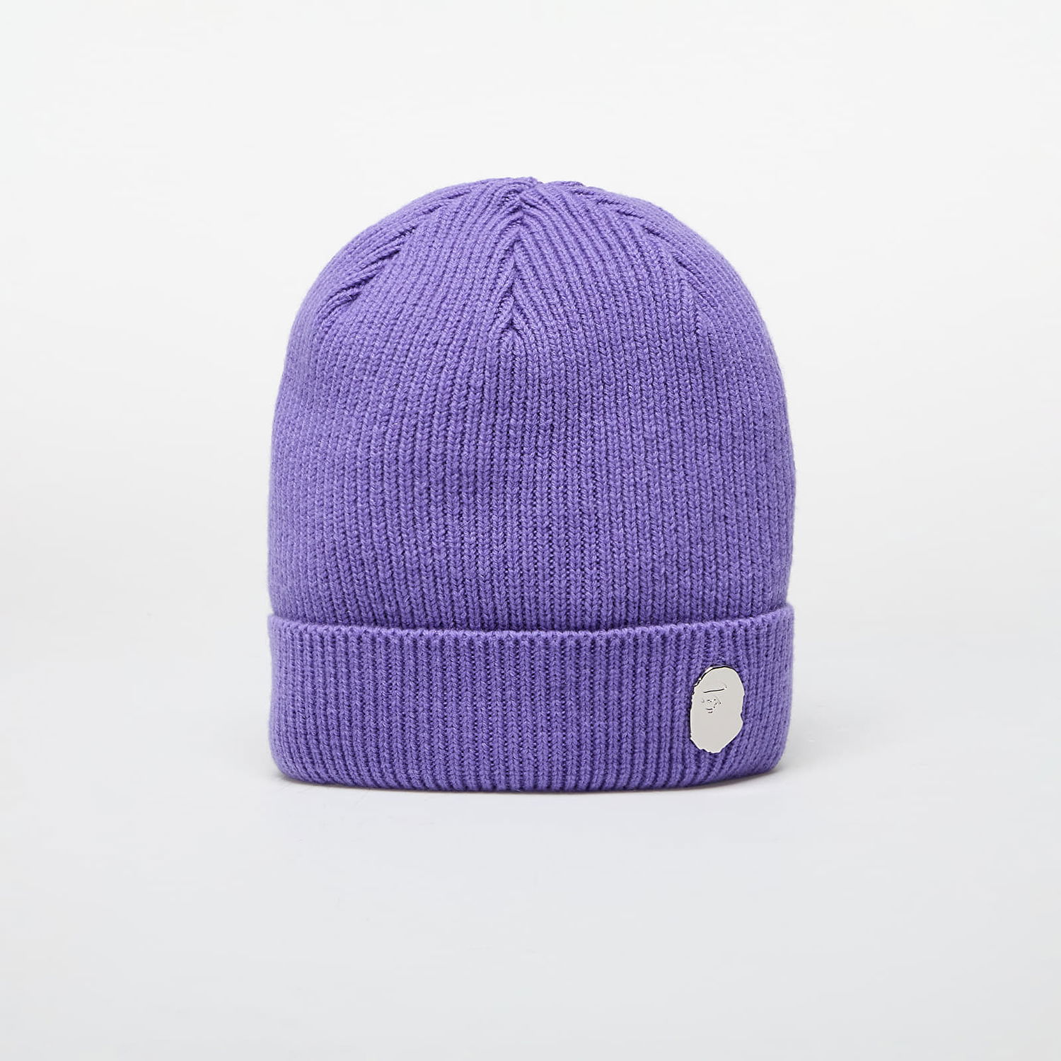 Шапка BAPE One Point Knit Beanie Лилаво | 001HTK801304M PUR, 0