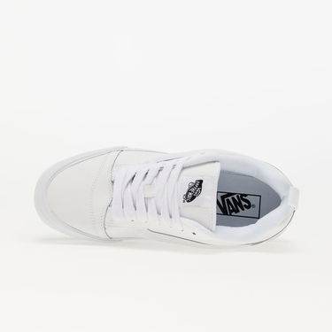 Кецове и обувки Vans Knu Skool Leather "True White" Бяло | VN0009QCW001, 4