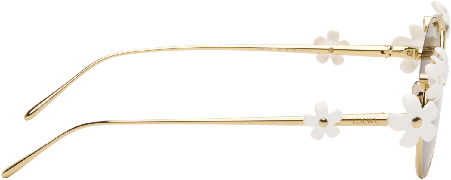 Слънчеви очила Loewe Daisy Field Sunglasses Бяло | LW40173UW5130E 192337236181, 1