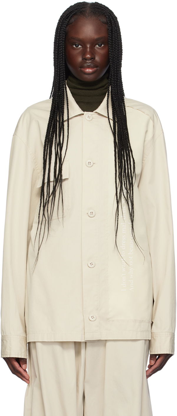 Риза Maison Margiela Paneled Jacket Бежово | SH0AM0023 M35148, 0