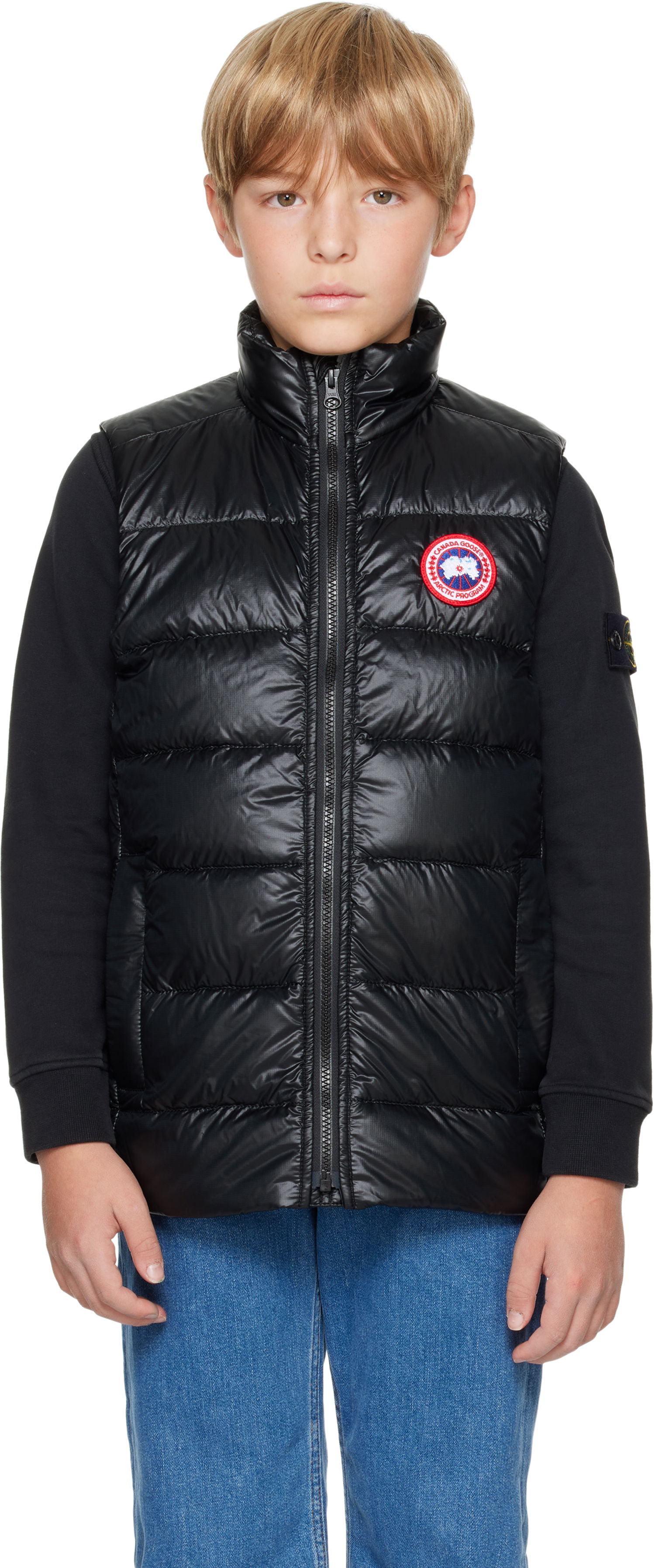 Жилетка Canada Goose Kids' Crofton Down Vest Черно | 5472Y, 0