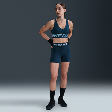 Сутиен Nike Pro Indy Plunge Padded Medium-Support Sports Bra Зелено | HF7324-479, 4