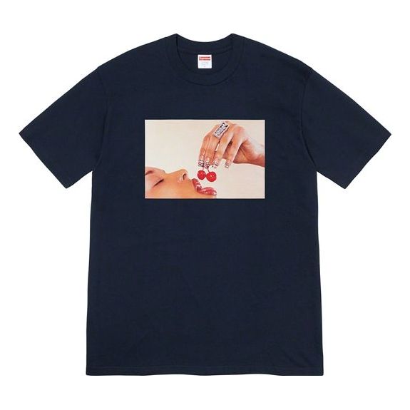 Тениска Supreme Cherries Graphic Short Sleeve T-Shirt Тъмно синьо | SUP-SS20-281